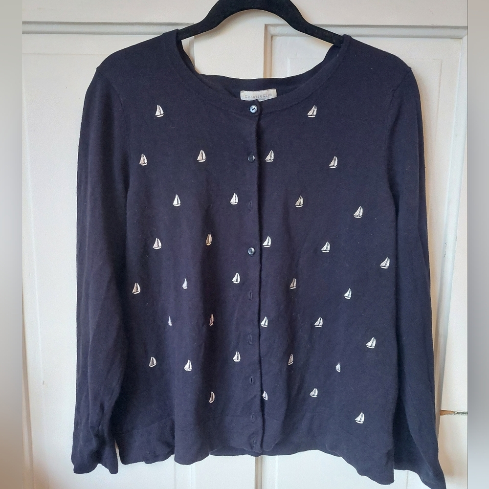 Navy Cardigan